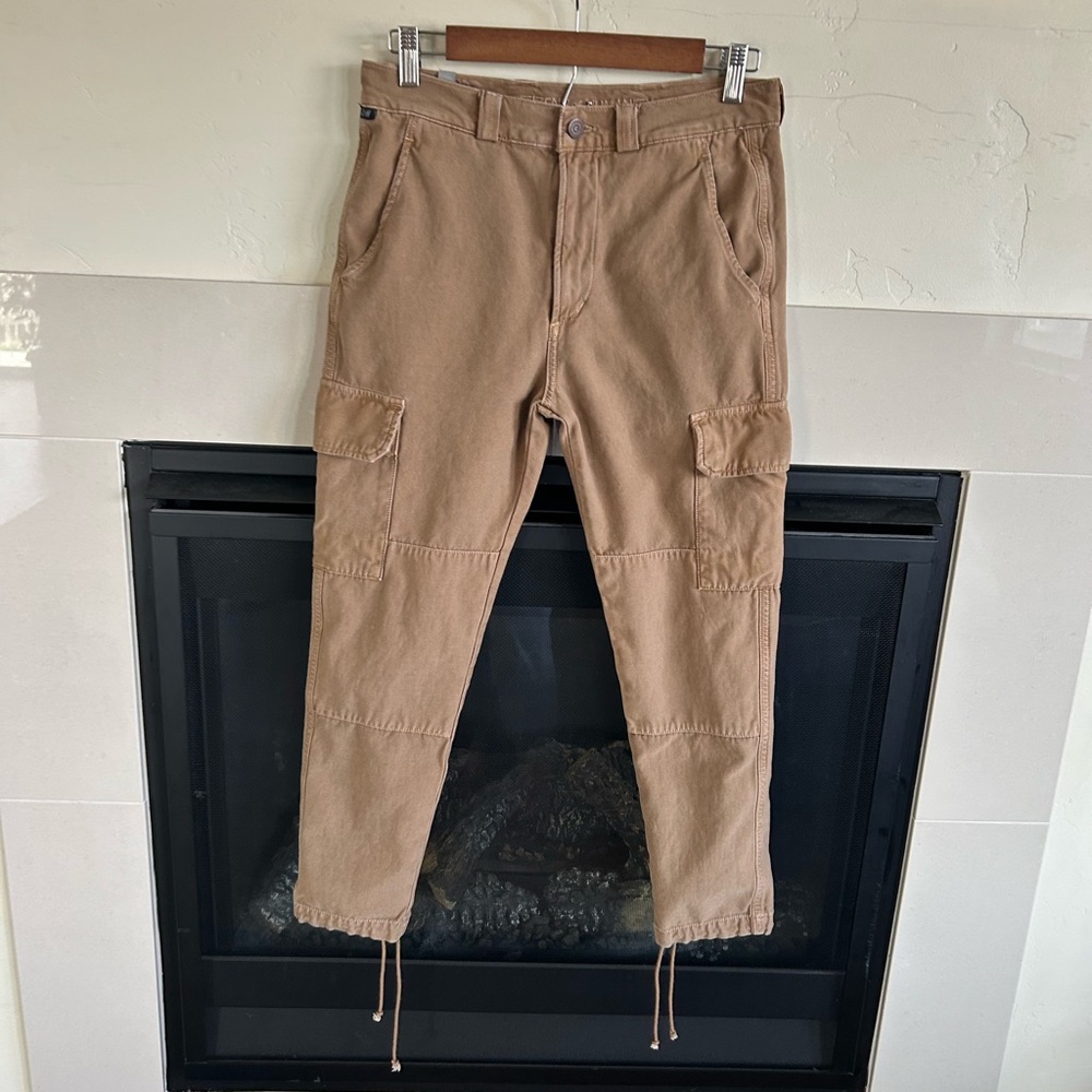 Citizen Of Humanity Y2K Paratrooper cargo Pants Women’s 24 utility Jogger Beige